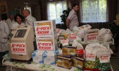 В больницу Донецка передано медицинское оборудование для реабилитации инвалидов-спинальников