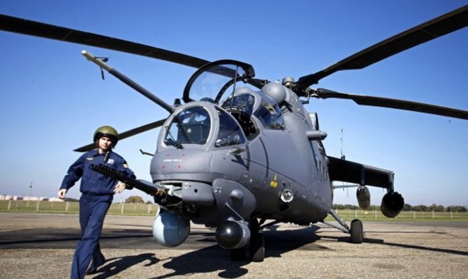 Российские вертолеты вновь пытались пересечь границу с Украиной