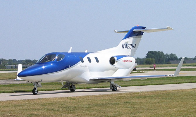 Honda провела испытания своего первого самолета