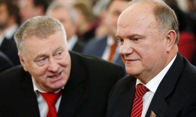 МВД Украины возбудило дела против Зюганова и Жириновского