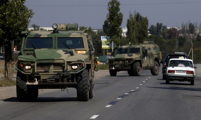 Колонна военной техники России прорвалась в Украину