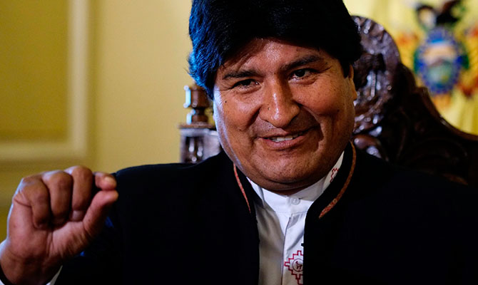 Эво Моралес снова избран президентом Боливии