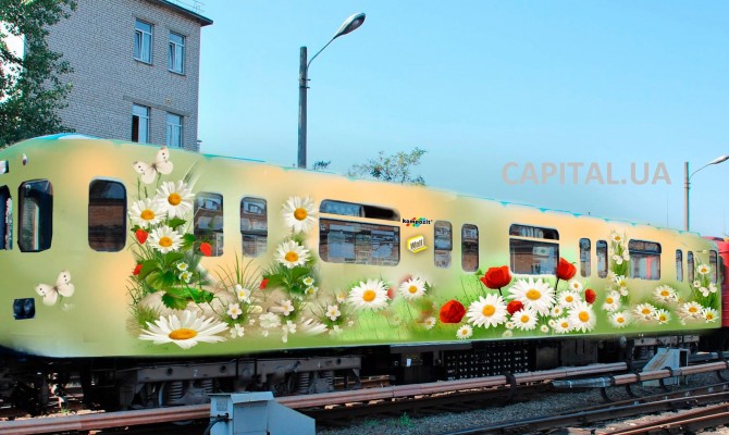 В Киевском метрополитене появится «Вагон цветов»