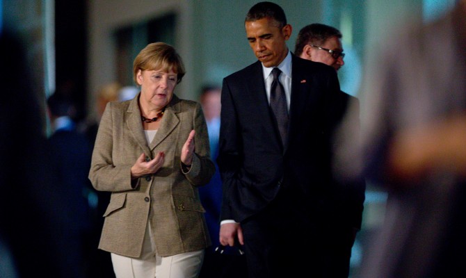 Обзор зарубежной прессы. «Как Меркель удалось убедить Обаму»