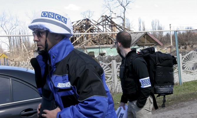 ОБСЕ констатировала срыв перемирия на Донбассе