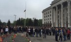 Митингующие напали на журналистов канала «1+1» на Куликовом поле в Одессе