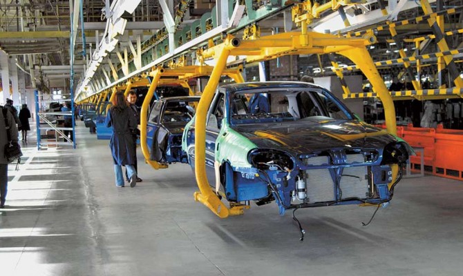 Производство автомобилей в Украине увеличилось на 31%