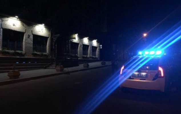 В Киеве обстреляли здание банка