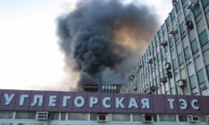 Работа углегорской ТЭС снова остановлена