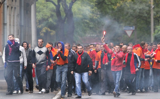 В результате драки футбольных фанатов в Киеве задержаны 85 человек