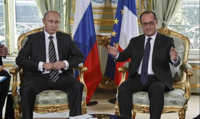 СМИ: Олланд выдвинул Путину три условия по Сирии