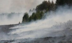 В Киевской области продолжается тушение 22 тлеющих торфяников