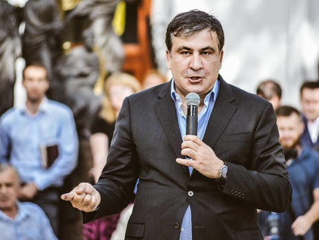 Саакашвили собирает митинг против результатов выборов мэра Одессы