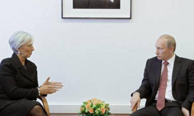 Путин и Лагард обсудят долг Украины перед Россией