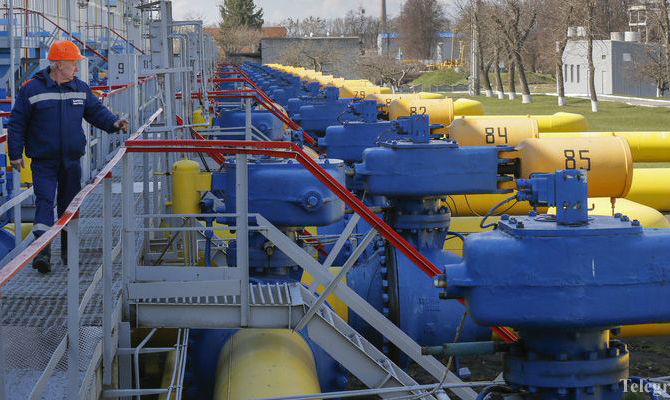 Украина сократила запасы газа в ПХГ на 10%