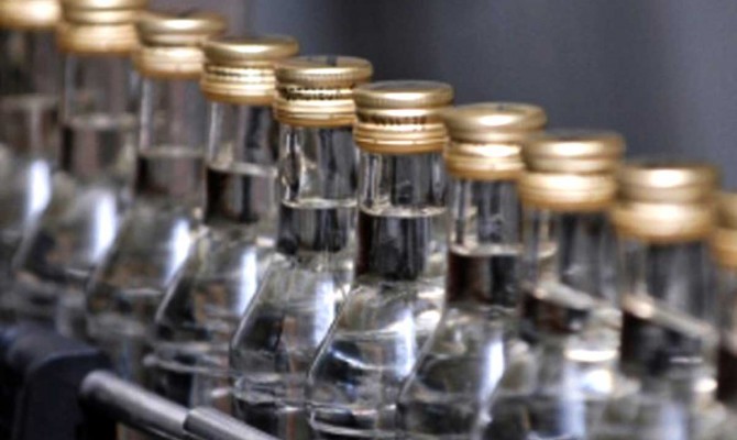 Украина в ноябре увеличила производство водки на 13,5%
