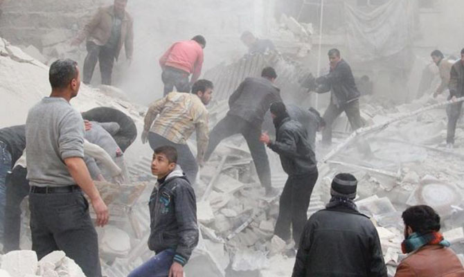 ВВС Сирии применили химическое оружие возле Дамаска, есть погибшие