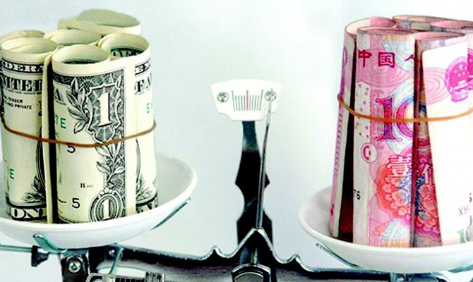 Валютные резервы Китая сократились впервые за 23 года