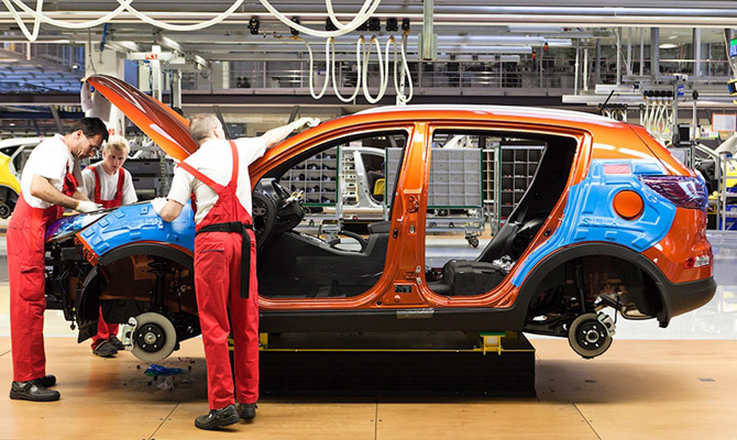 Словакия обошла Японию и Германию по количеству произведенных автомобилей