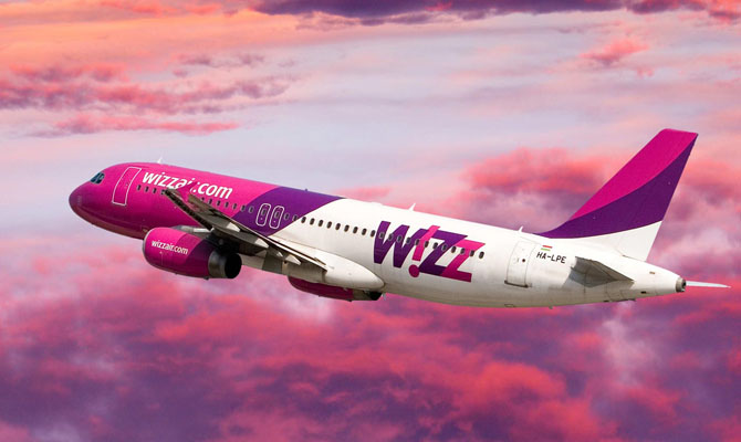 Лоу-кост Wizz Air перевез 19 млн пассажиров в 2015 году