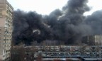 В Одессе горит рынок «Меркурий»