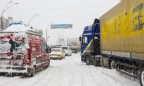 В Киеве могут ограничить въезд фур из-за снегопада
