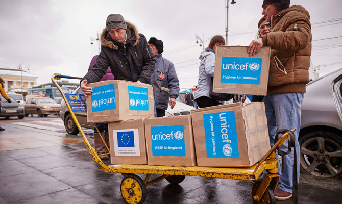 ЮНИСЕФ соберет 54,3 млн долл. для детей из зоны АТО