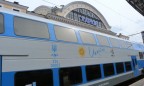 В феврале из Киева начнет курсировать двухэтажный поезд Skoda
