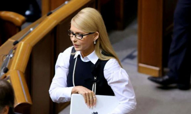 Тимошенко говорит, что подписи за выход «Батькивщины» из коалиции - у Гройсмана