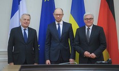 Яценюк: ЕС и Украина вместе смогут заставить Россию полностью выполнить Минские договоренности