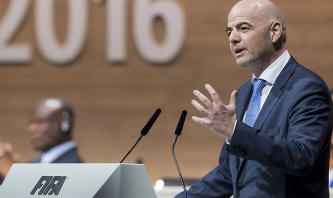 Президентом ФИФА избран Джанни Инфантино