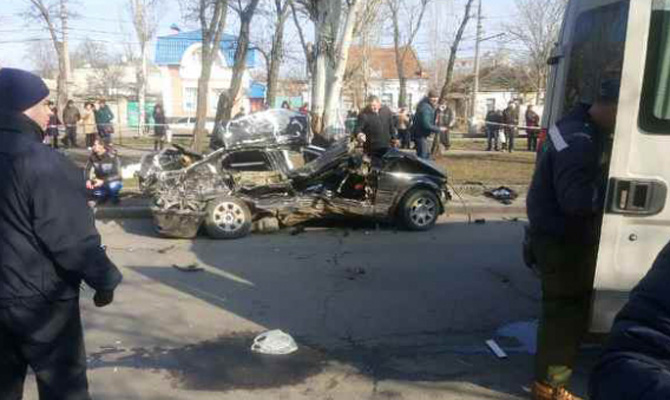 Полицейский на BMW устроил смертельное ДТП в Николаеве