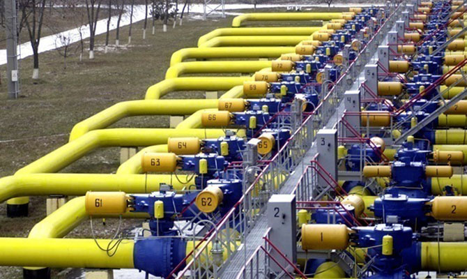 Украина сократила запасы газа на 50%