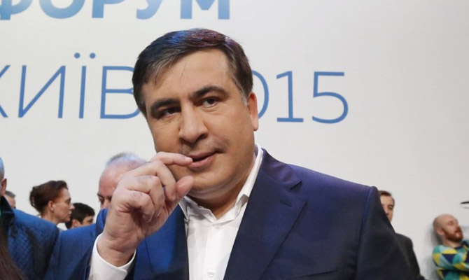 Саакашвили задекларировал 38 тысяч дохода в 2015 году