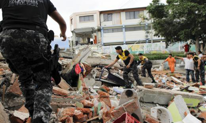 Землетрясение в Эквадоре: число погибших возросло до 413