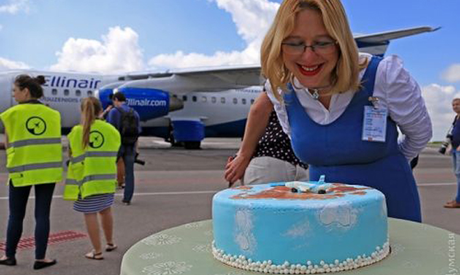 Ellinair открыла первый рейс из Одессы в Салоники