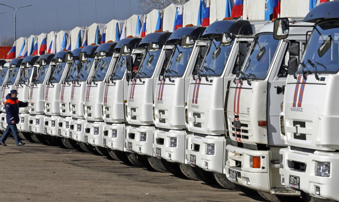 Россия отправила на Донбасс очередной «гумконвой»