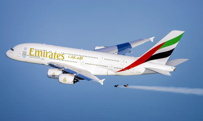 Emirates возглавила Топ-100 лучших авиакомпаний мира