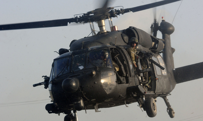 США перебрасывают в Латвию вертолеты Black Hawk