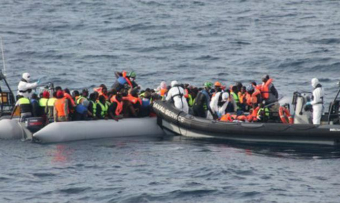 У берегов Ливии за день спасли более 3 тысяч мигрантов
