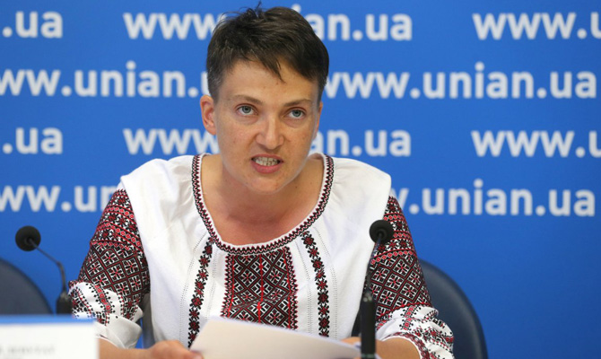 Савченко заявила, что пора заканчивать АТО