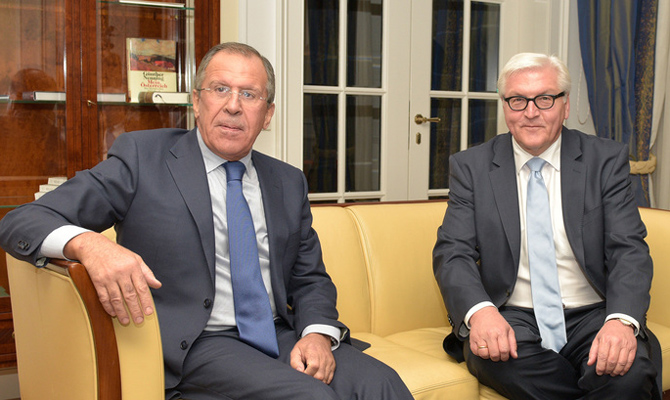 Лавров и Штайнмайер обсудят 15 августа ситуацию в Украине