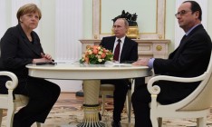 Меркель и Олланд отказались проводить трехстороннюю встречу с Путиным