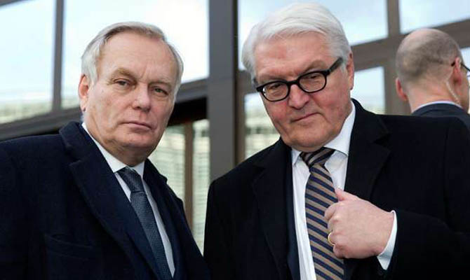 Главы МИД Германии и Франции приедут в Киев 14 сентября