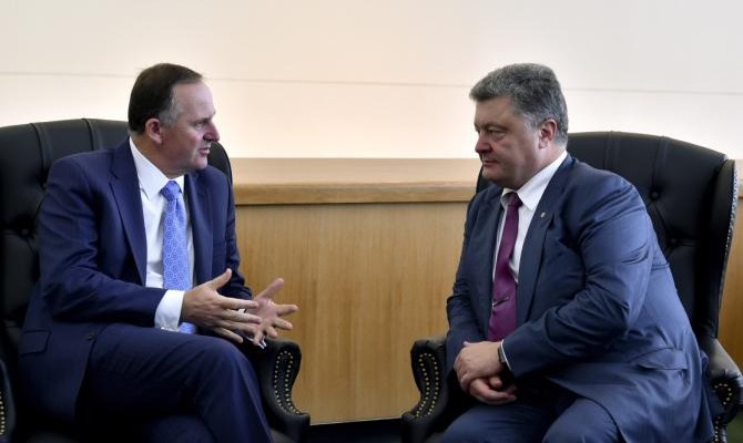 Украина и Новая Зеландия провели первые в истории переговоры на высшем уровне
