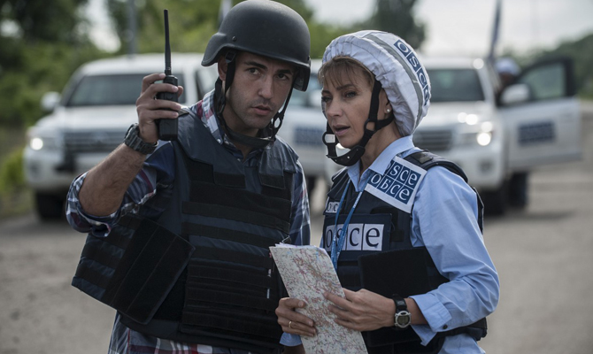 ОБСЕ не может работать в Счастье из-за мин