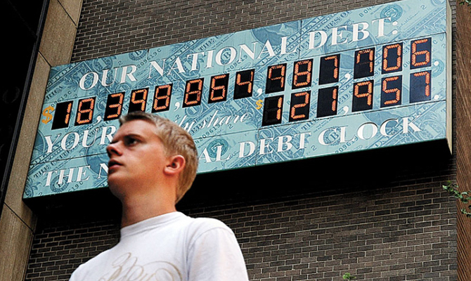 Госдолг США вырос на $1,4 трлн