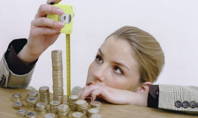 На Киевщине уровень заработной платы вырос на 2,5%