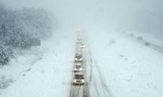 Из-за снегопада в Киев ограничат въезд крупногабаритного транспорта
