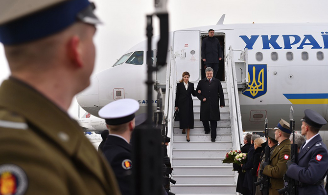 Порошенко прибыл в Польшу с официальным визитом